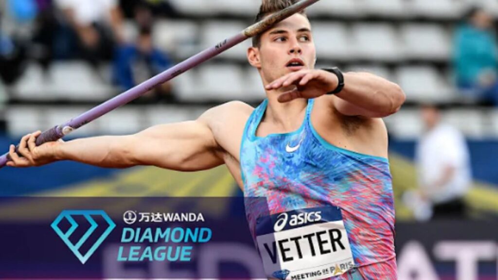 Diamond league javelin throw 