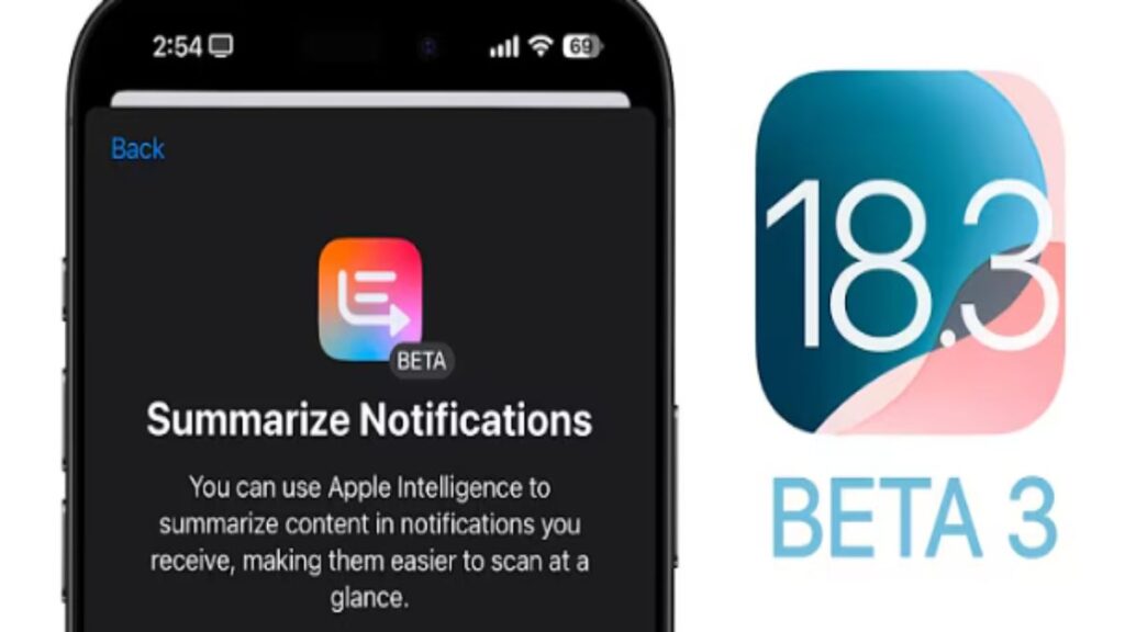  Appel iOS 18.3 Beta